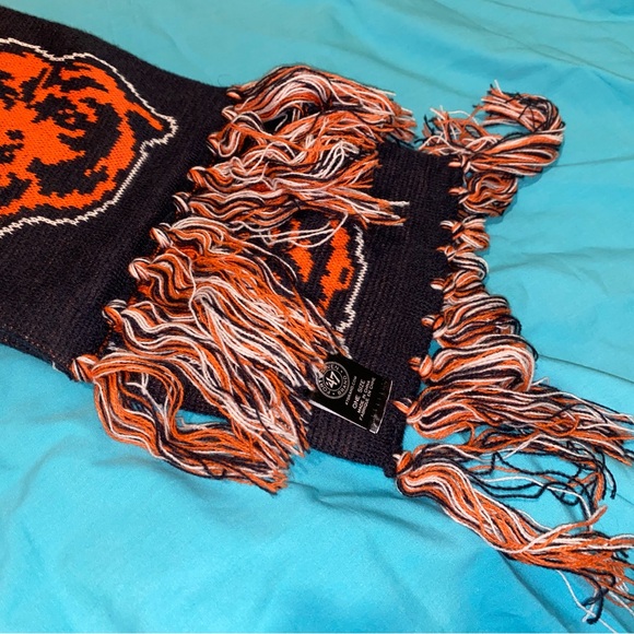 AWESOME Chicago Bears NFL Winter Scarf 47 Brand Forty Seven - Picture 5 of 10